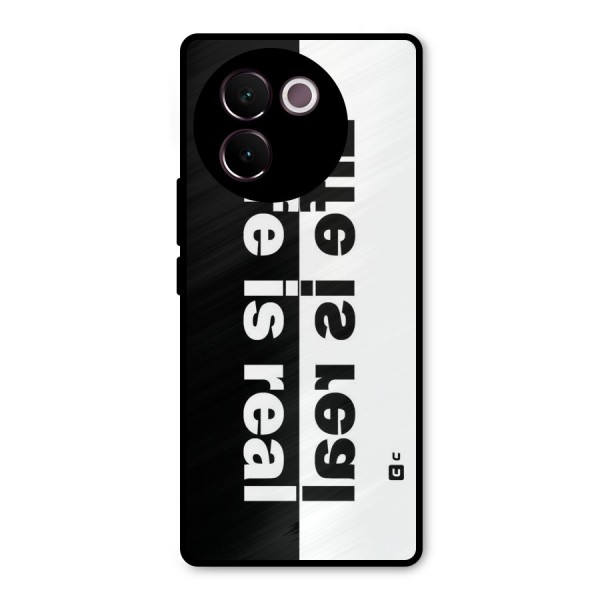 Life Reality Metal Back Case for Vivo V30e