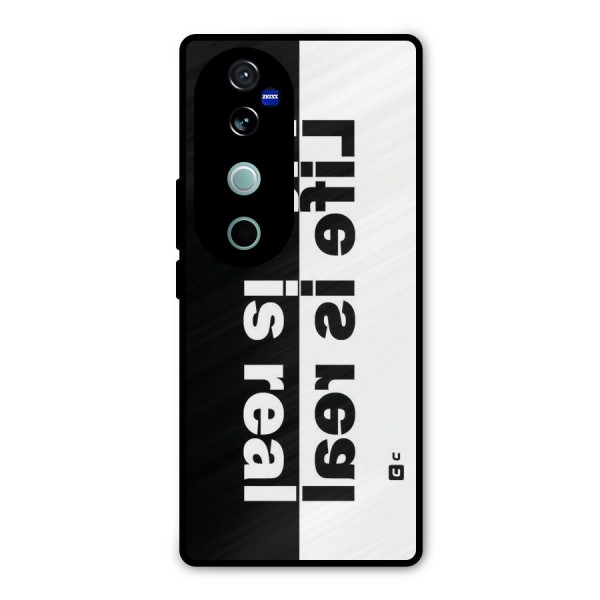 Life Reality Metal Back Case for Vivo V40