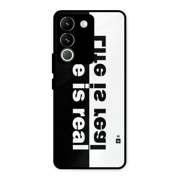 Life Reality Metal Back Case for Vivo Y200