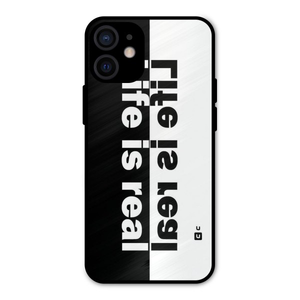 Life Reality Metal Back Case for iPhone 12 Mini