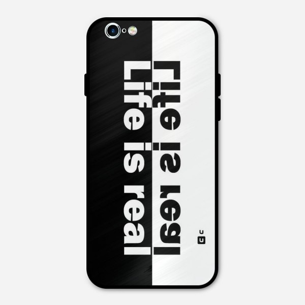 Life Reality Metal Back Case for iPhone 6 6s
