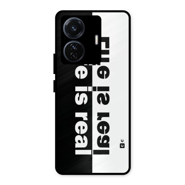 Life Reality Metal Back Case for iQOO Z6