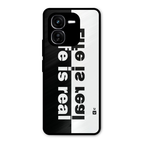Life Reality Metal Back Case for iQOO Z9x