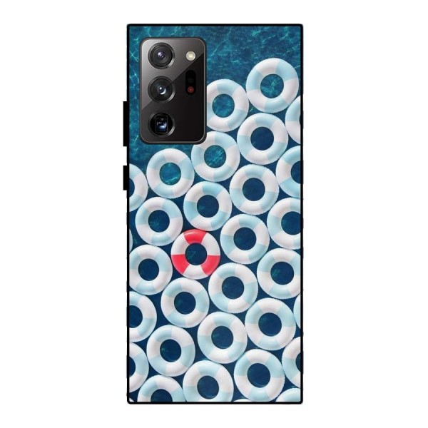 Light Blue Allure Metal Back Case for Galaxy Note 20 Ultra