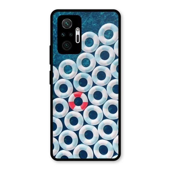Light Blue Allure Metal Back Case for Redmi Note 10 Pro Max