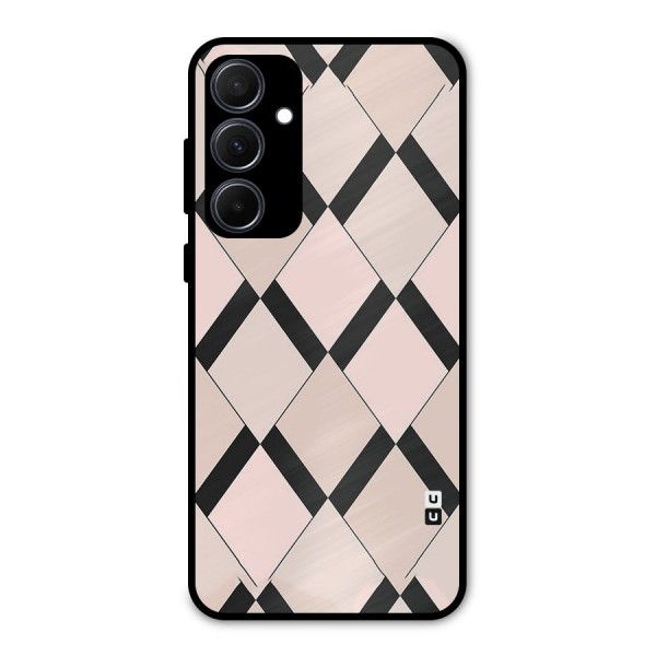 Light Pink Metal Back Case for Galaxy A35