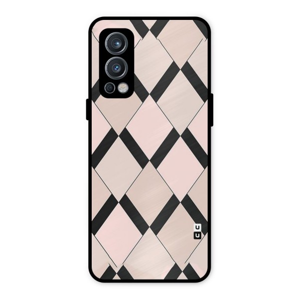 Light Pink Metal Back Case for OnePlus Nord 2 5G