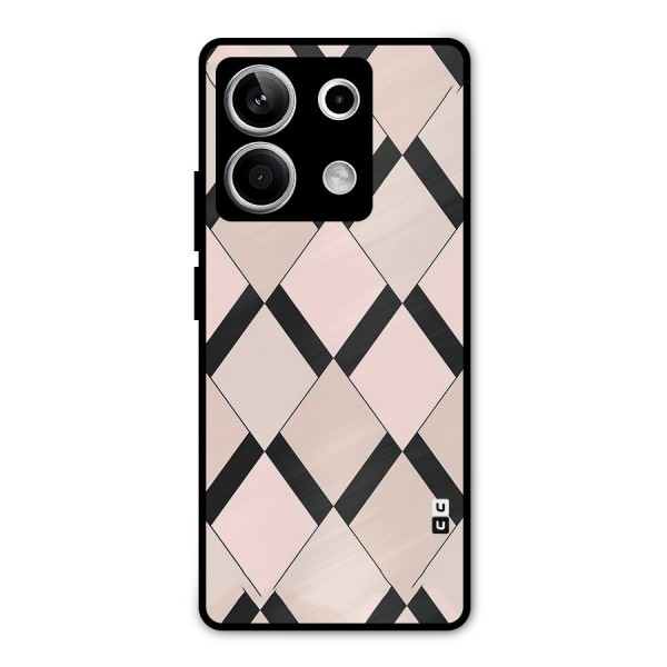 Light Pink Metal Back Case for Redmi Note 13 5G