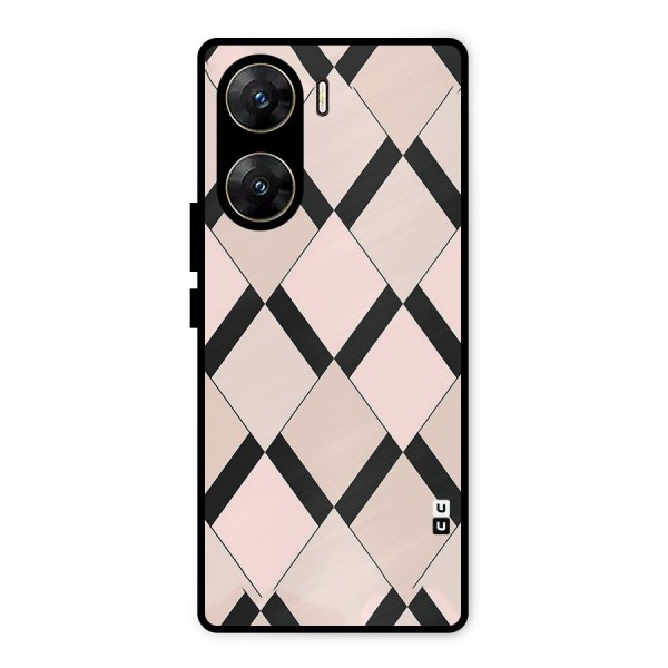 Light Pink Metal Back Case for Vivo V29e