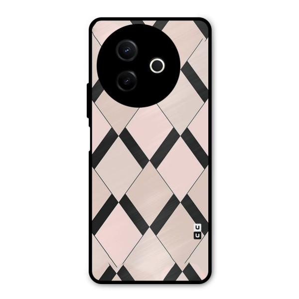 Light Pink Metal Back Case for Vivo Y39