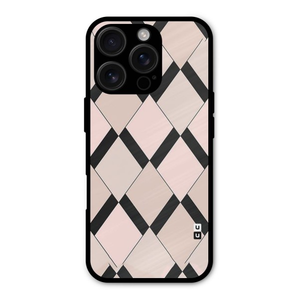 Light Pink Metal Back Case for iPhone 16 Pro