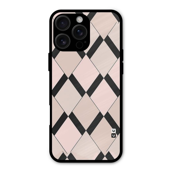 Light Pink Metal Back Case for iPhone 16 Pro Max
