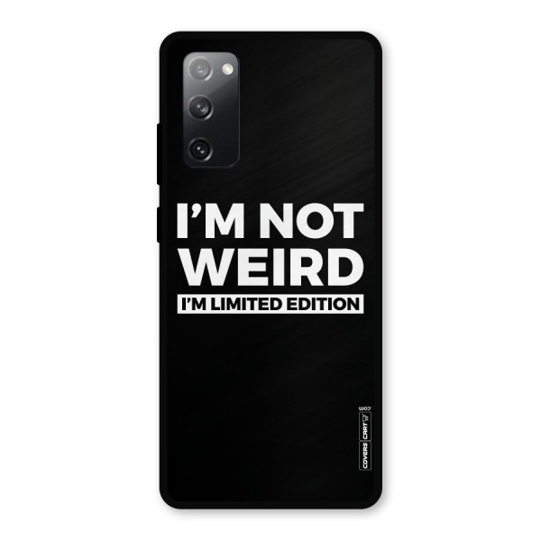 Limited Edition Metal Back Case for Galaxy S20 FE 5G