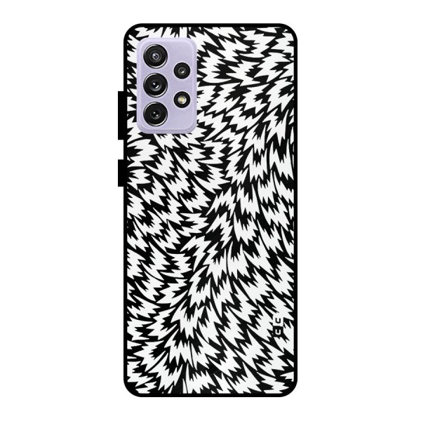 Lion Abstract Art Pattern Metal Back Case for Galaxy A72
