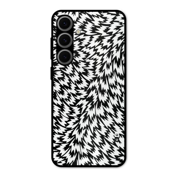 Lion Abstract Art Pattern Metal Back Case for Galaxy S24 FE