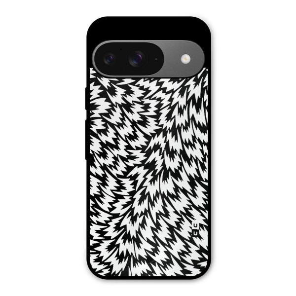 Lion Abstract Art Pattern Metal Back Case for Google Pixel 9