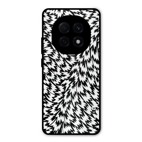 Lion Abstract Art Pattern Metal Back Case for Oppo F29 Pro
