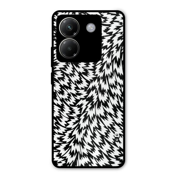 Lion Abstract Art Pattern Metal Back Case for Poco M7 Pro 5G