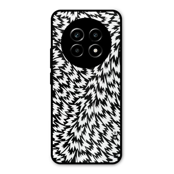 Lion Abstract Art Pattern Metal Back Case for Realme 13 Pro