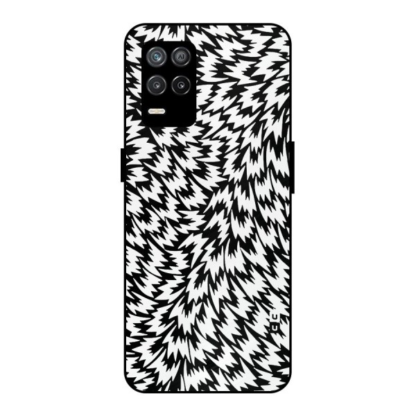 Lion Abstract Art Pattern Metal Back Case for Realme 9 5G