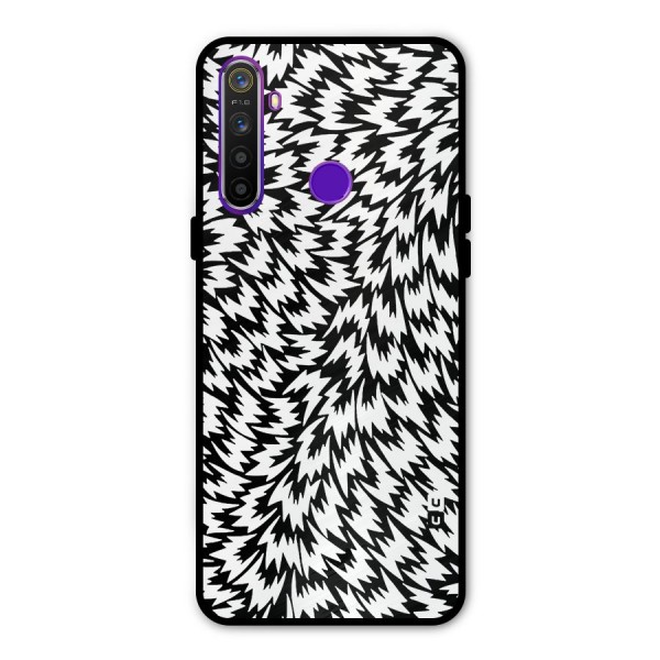 Lion Abstract Art Pattern Metal Back Case for Realme Narzo 10