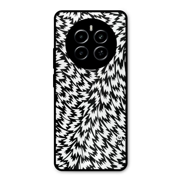 Lion Abstract Art Pattern Metal Back Case for Realme P1