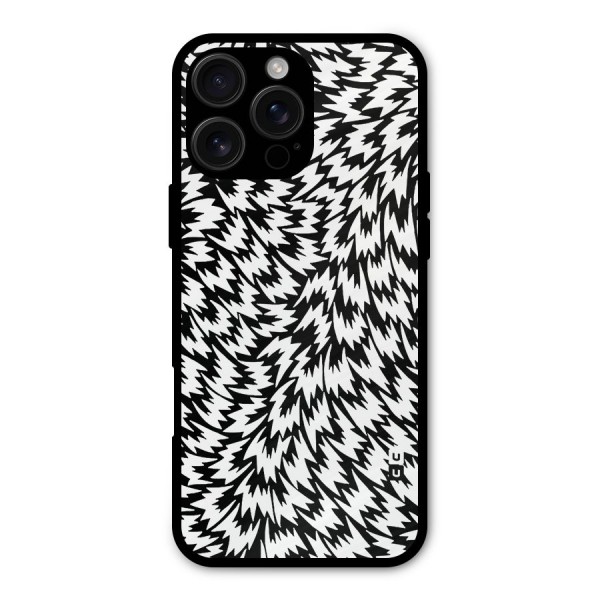 Lion Abstract Art Pattern Metal Back Case for iPhone 16 Pro Max