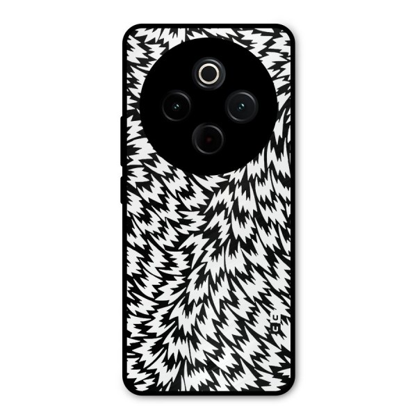 Lion Abstract Art Pattern Metal Back Case for iQOO Z10