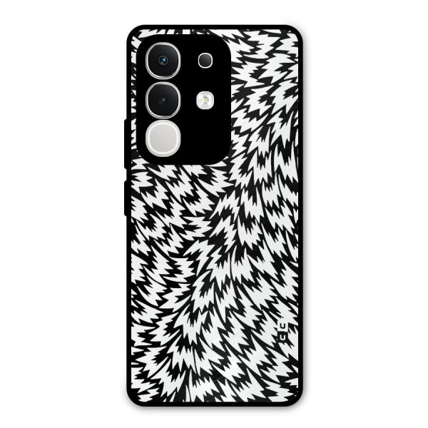 Lion Abstract Art Pattern Metal Back Case for iQOO Z10x