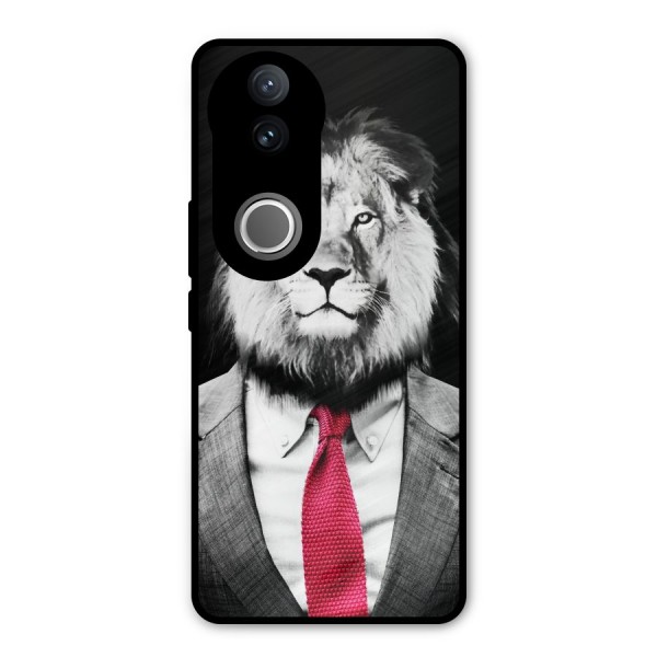 Lion with Red Tie Metal Back Case for iQOO Z10R