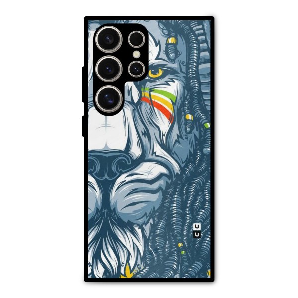 Lionic Face Metal Back Case for Galaxy S24 Ultra