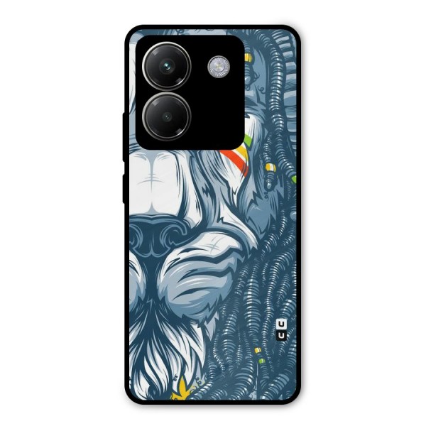 Lionic Face Metal Back Case for Poco M7 Pro 5G