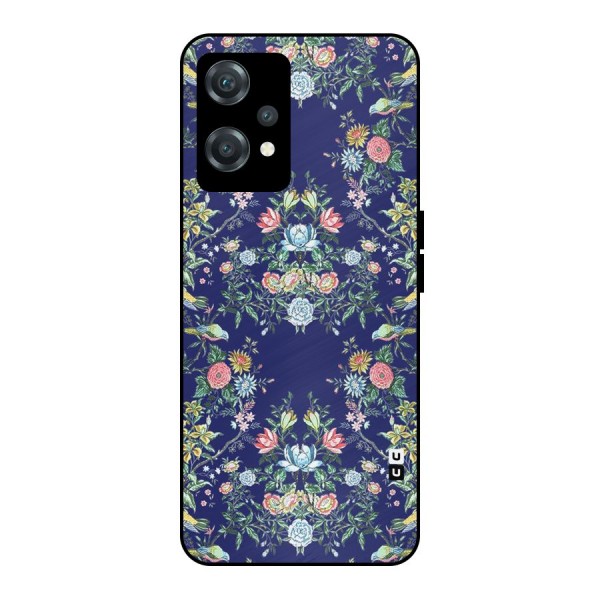 Little Flowers Pattern Metal Back Case for OnePlus Nord CE 2 Lite 5G