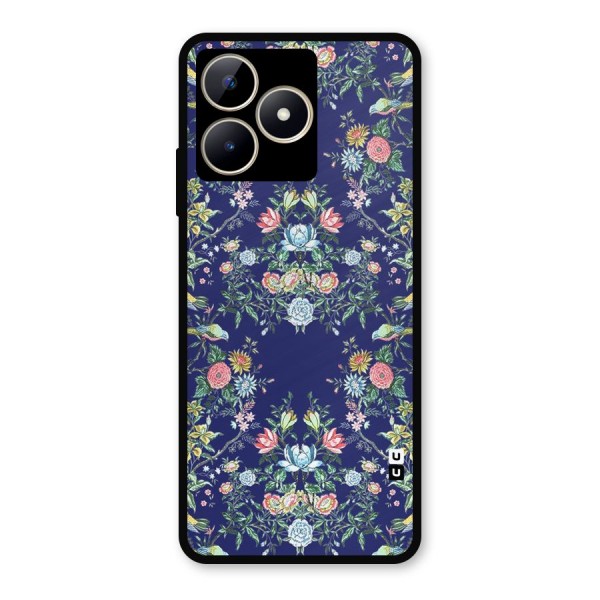 Little Flowers Pattern Metal Back Case for Realme C53