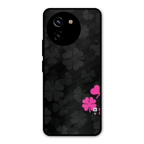 Little Pink Flower Metal Back Case for Vivo T3x