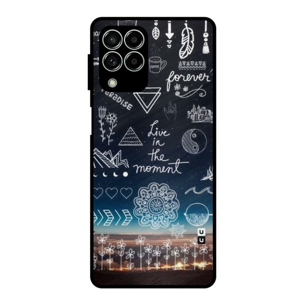 Live In The Moment Metal Back Case for Galaxy M33