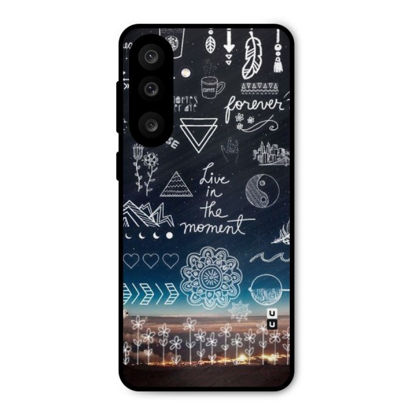 Live In The Moment Metal Back Case for Galaxy M56