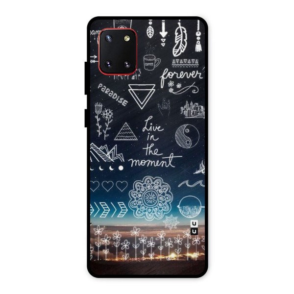 Live In The Moment Metal Back Case for Galaxy Note 10 Lite
