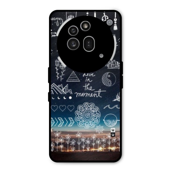 Live In The Moment Metal Back Case for Nothing Phone 3a Pro