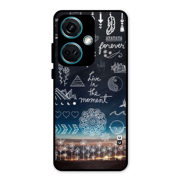 Live In The Moment Metal Back Case for OnePlus Nord CE 3 5G
