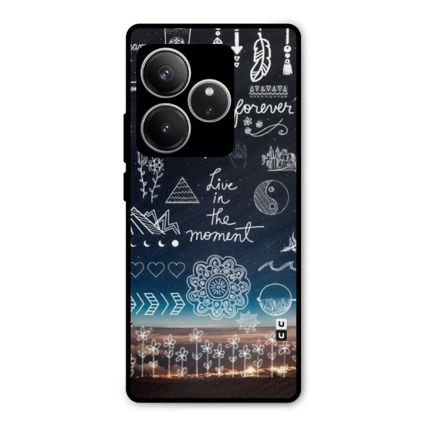 Live In The Moment Metal Back Case for Realme GT 6