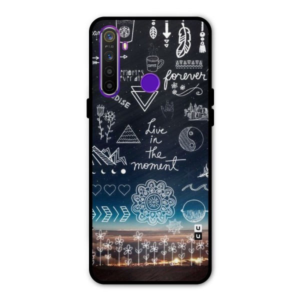Live In The Moment Metal Back Case for Realme Narzo 10