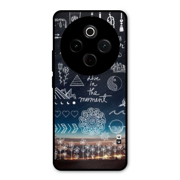 Live In The Moment Metal Back Case for Vivo T4