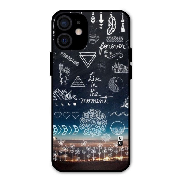 Live In The Moment Metal Back Case for iPhone 12 Mini