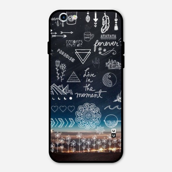 Live In The Moment Metal Back Case for iPhone 6 6s
