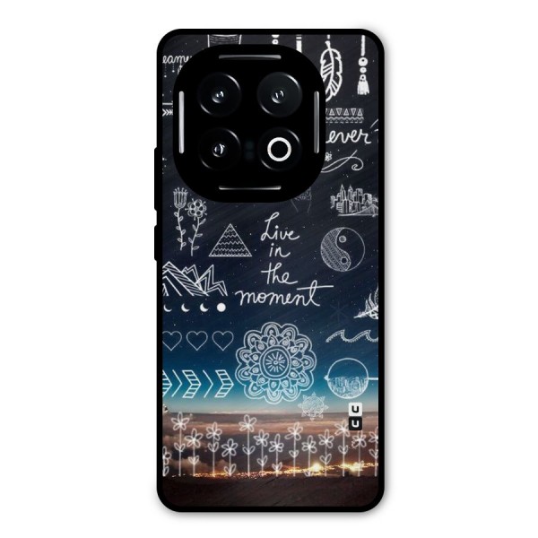 Live In The Moment Metal Back Case for iQOO 13