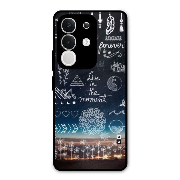 Live In The Moment Metal Back Case for iQOO Z10x