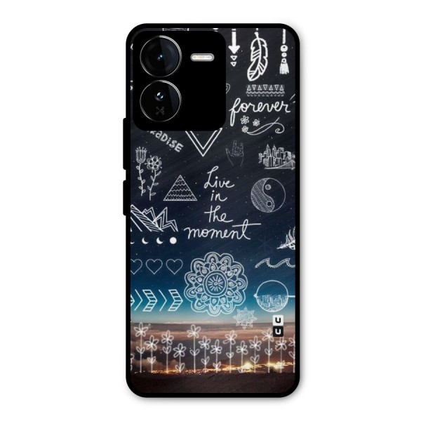 Live In The Moment Metal Back Case for iQOO Z9