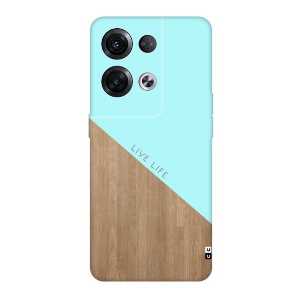 Live Life Original Polycarbonate Back Case for Oppo Reno8 Pro 5G