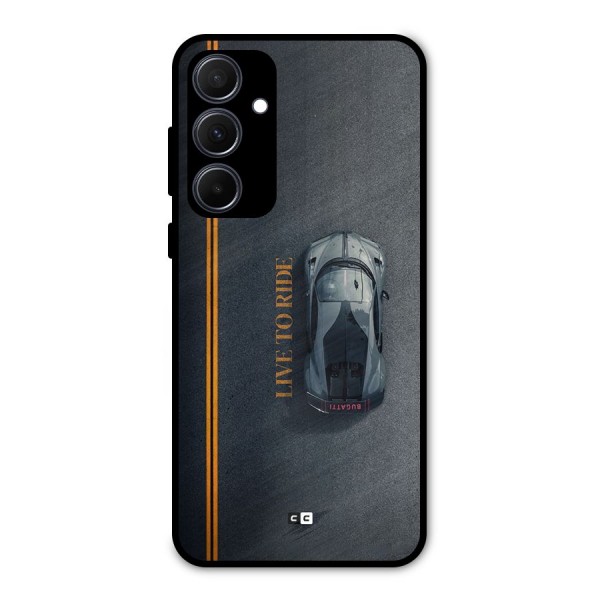 Live To Ride Metal Back Case for Galaxy A35